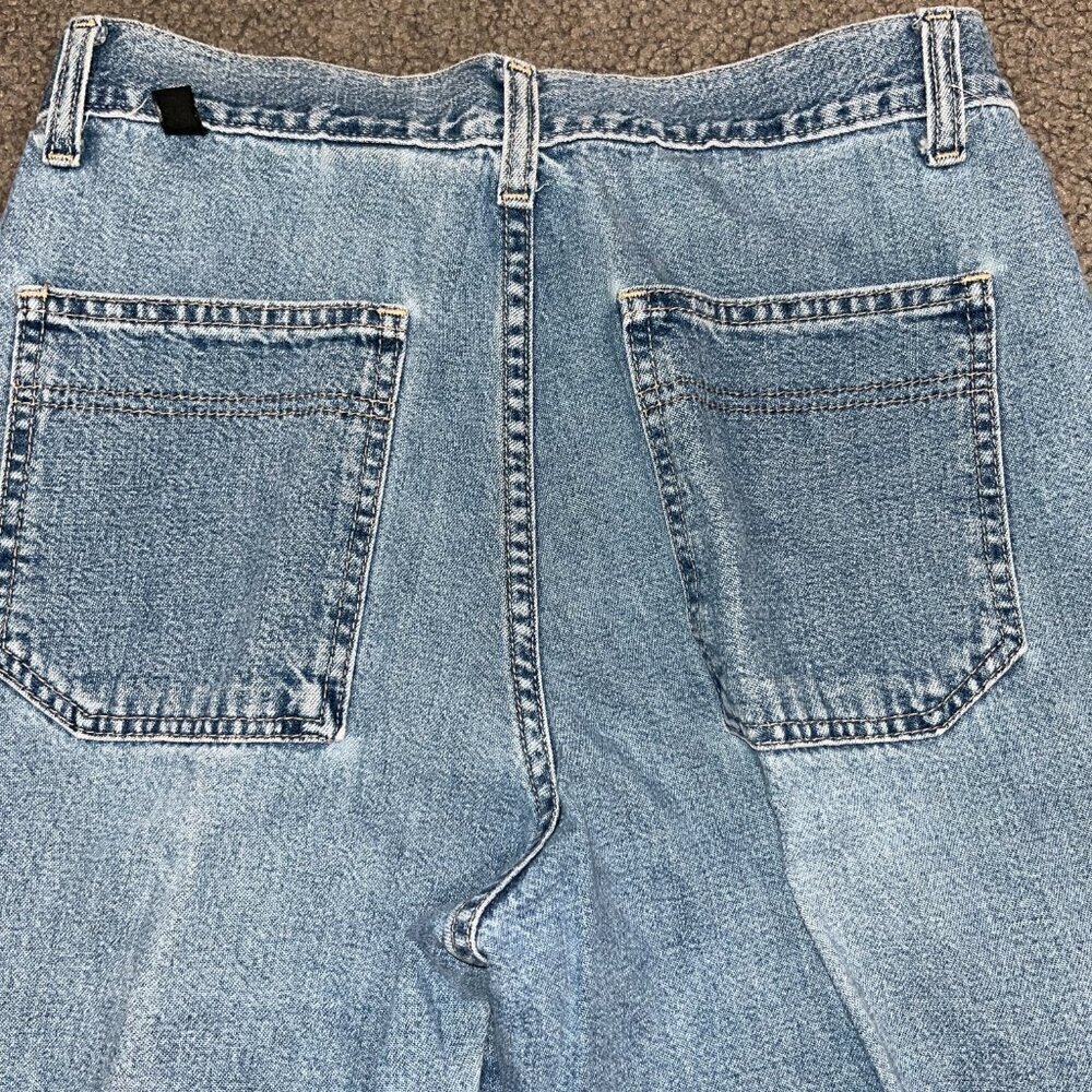 Vintage 90's LEVI'S L2 Baggy Wide Leg High Rise Big Pocket Skater Jeans Jr. 7 - Picture 6 of 16
